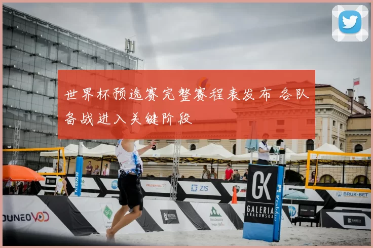 世界杯预选赛完整赛程表发布 各队备战进入关键阶段