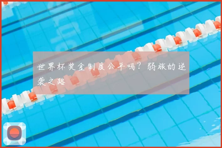 世界杯奖金制度公平吗?弱旅的逆袭之路